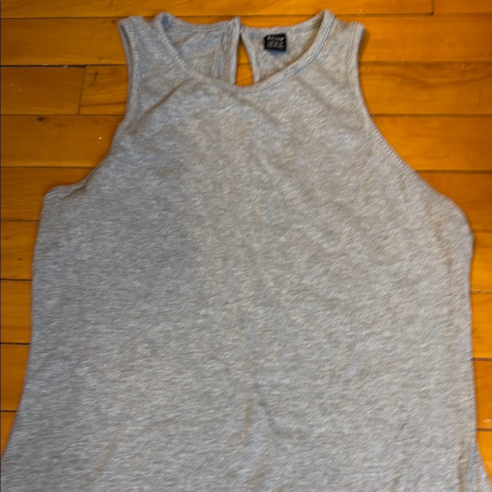 SHEIN Gray Asymmetrical Sleeveless Jumpsuit